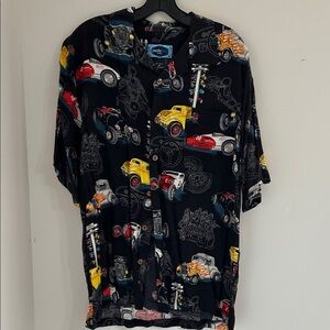 Men's Black Graphic Shirt